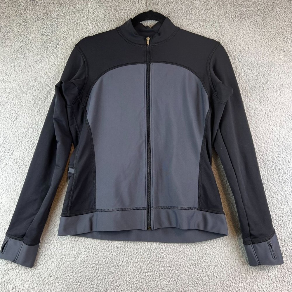 Patagonia Full Zip Athletic Jacket Women's Size M Black